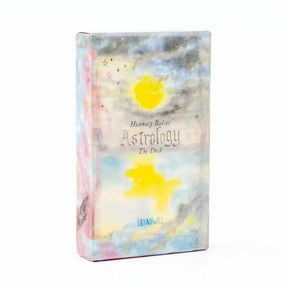 Heavenly Bodies 51-teiliges Astrologie-Orakel-Kartendeck für Schicksals-Wahrsagerei und Wahrsagerei, 10,4 x 6,1 cm großes Brettspiel für Partyspaß