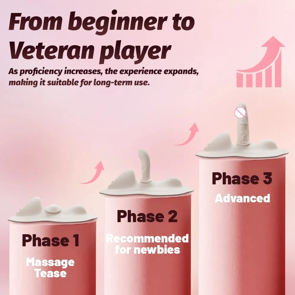 Thrusting Vibrator Separable Cushion Massager APP Control Heating Dildos Vibrators Clitoral Anal Stimulator Sex Toys for Woman — image 4