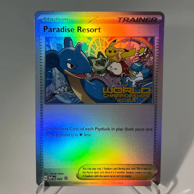 Scarlet & Violet Promos PKM Cards PTCG5-B Rainbow Charmander Paradise Resort Mew Rare Collection Battle Toys Gifts for Hobbies — image 8