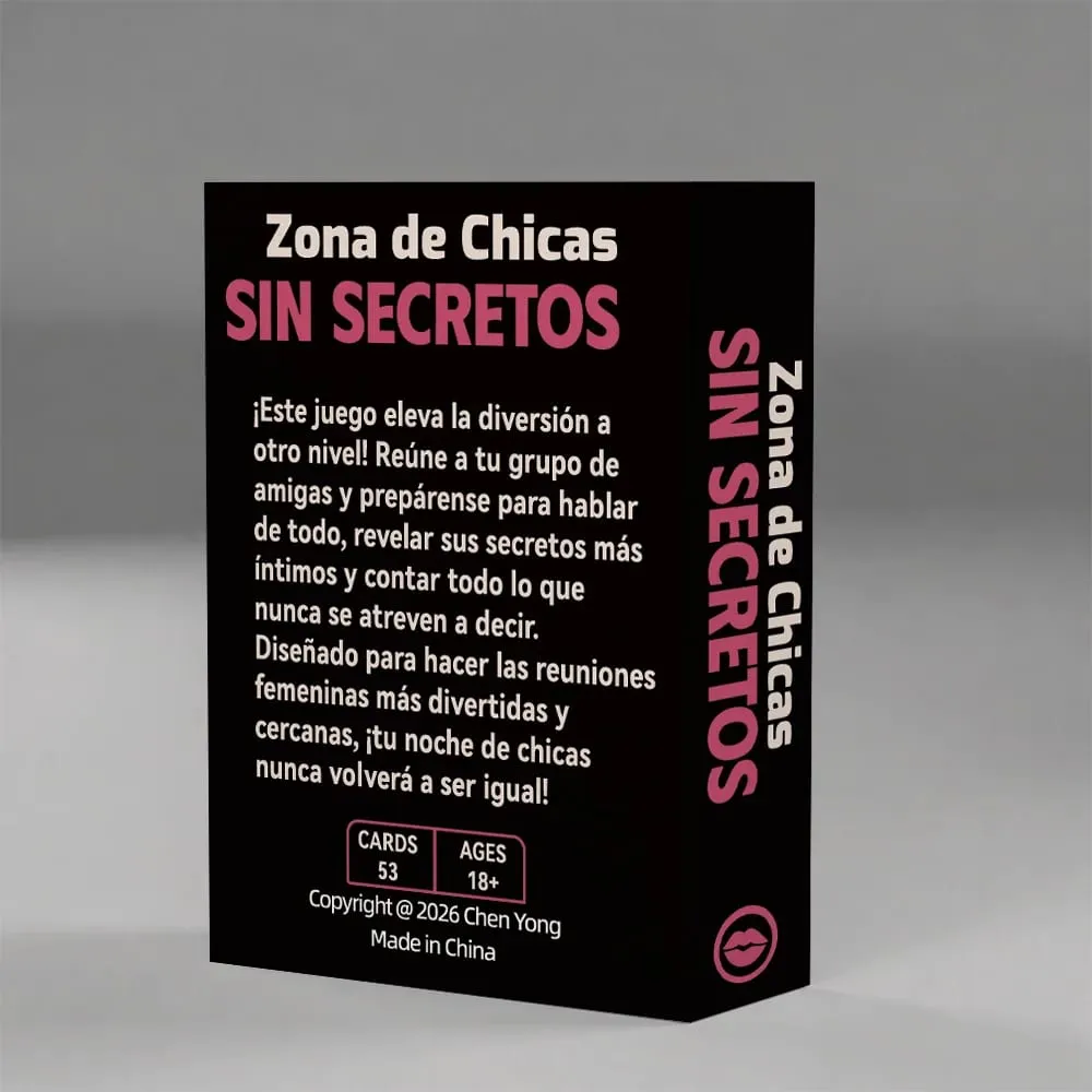 Spanish Card Game No Secrets Girls' Night Party Board Game Bachelor Party Icebreaker Creative Gift