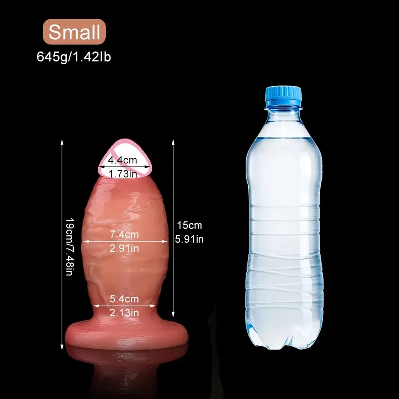Χοντρό Dildo για Παιχνίδια Πρωκτικού Σεξ 18+ Υγρή Βύσμα Πισινό από σιλικόνη Τεράστια Πρωκτικά Ρεαλιστικά Dildos Stout βύσμα Γυναίκες Άντρες Gay Αυνανισμός