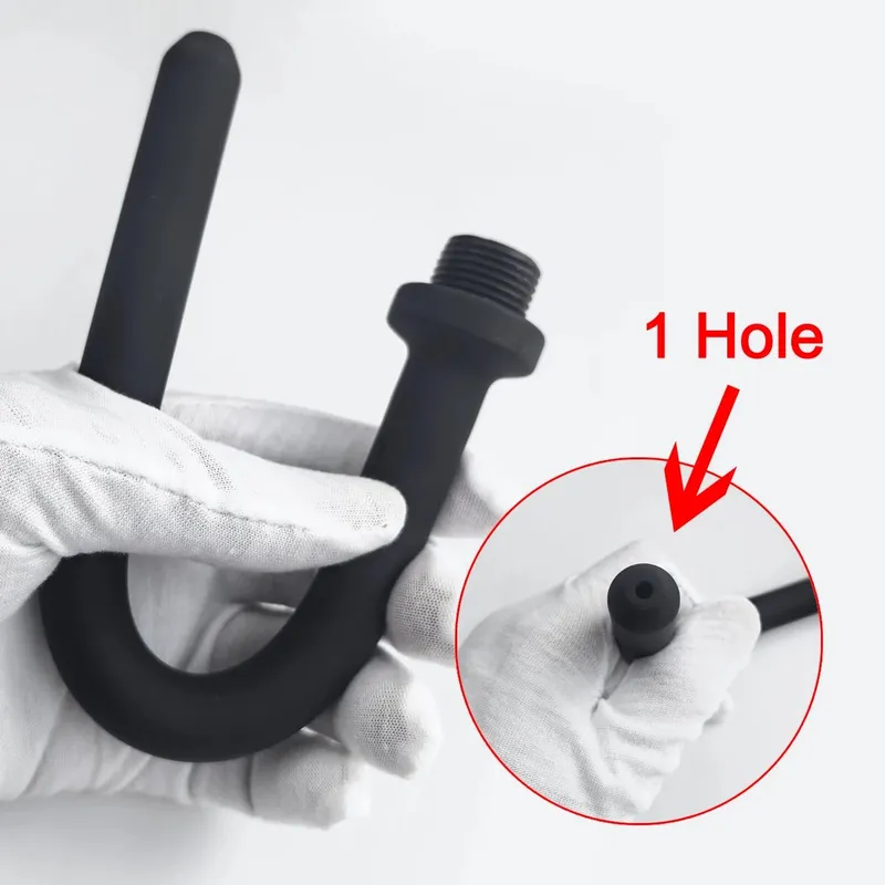1 stk Silikone butt flush plug-in bruser lavement anal dilatatorer toiletrenser voksne sexlegetøj BDSM Bondage seksuel velvære