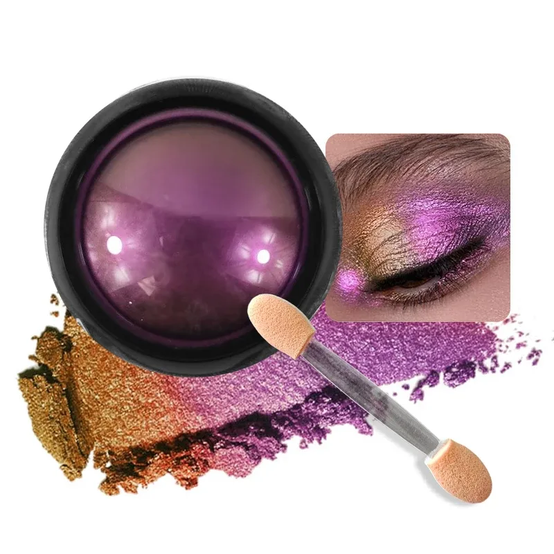 Multi-Chrome Chameleon Eyeshadow Powder Multi-Chrome Holographic Shifting Pigment for Eye Makeup Nail Art Cosplay