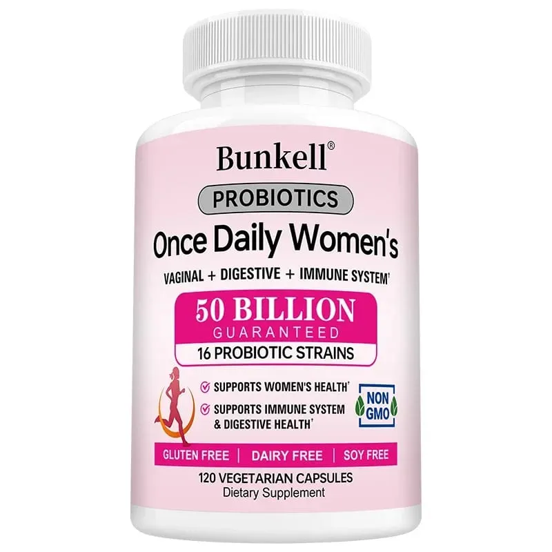 Once Daily Women's Probiotic Capsules - Supports The Intestinal Tract Urinary System Immune System Health & Overall Health