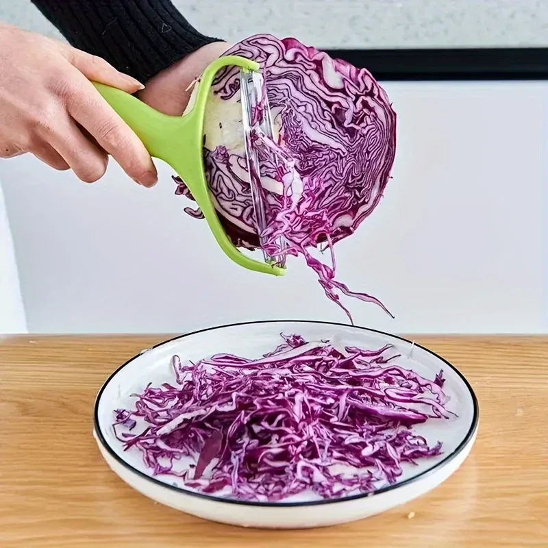 1pc Multifunctional Large Cabbage Shredder and Slicer - Food-Safe Vegetable Cutter Suitable for Lettuce with Wide Blade Peeler