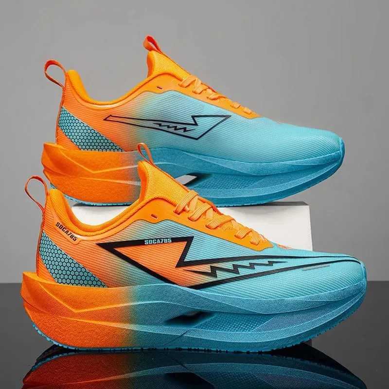 Men Casual Running Shoes Carbon Board Marathon Speciality Sports Breathable Lightweight Woman Comfortable Athletic Sneakers