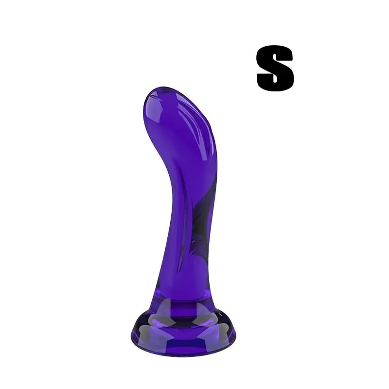 Curved Realistic Dildo with Strong Suction Cup Soft Flexible G-Spot Sex Toy for Women Men Black Purple Clear Lifelike Dillo — image 15