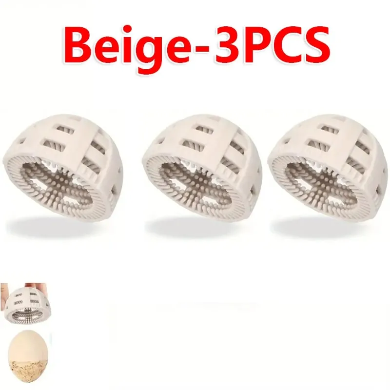 Silikonový kartáč na mytí vajíček Specialized Egg Cleaner Tool Flexibilní myčka potravinářské kvality pro použití v kuchyni z farmářských čerstvých vajec