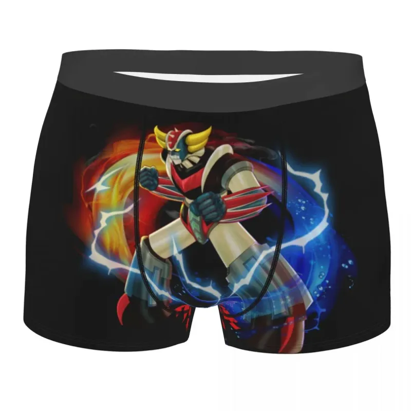 Custom Novelty Goldorak Ufo Robot Grendizer Boxers Shorts Panties Male Underpants Breathbale Briefs Underwear — image 21
