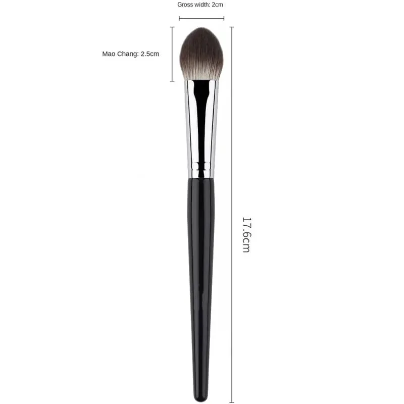 1/2Pcs Peach Heart Blusher Brush Powder Blush Cream Liquid Blush Makeup Brushes Flat Small Precise Blush Brush Makeup Tools