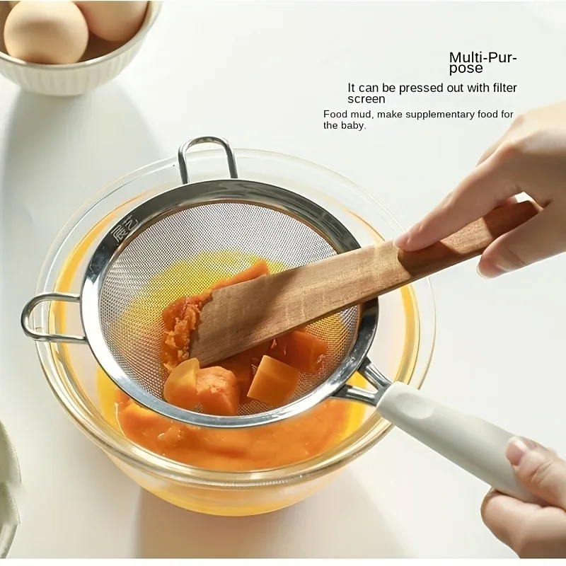 Spatula Kayu Jati Spatula Dapur Kecil untuk Memasak Telur Pancake Turner Spatula Memasak Luar Ruangan Peralatan Dapur