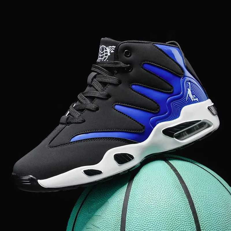 Men's High-Top Basketball Shoes Heavy-Duty and Stable Lace-Up Training Sneakers Unisex Suitable for Running Sports Basketball Walking. Ideal Gift for Men Lightweight Comfortable Lace-Up Closure Men's Basketball Shoes High-Quality Men's Sh