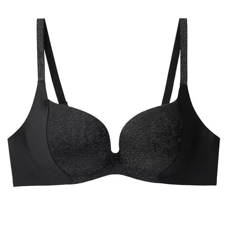 Sexy Rhinetone Push up Bra for Women with Adjustable Shoulder Straps Seamless Lifting Anti-sagging Lingerie — image 8