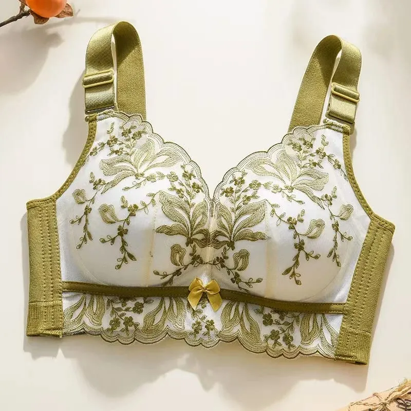 Soutien-gorge Sexy en dentelle, Push Up, doux, petit sein, Anti-affaissement, sous-vêtements pour femmes, Lingerie réglable