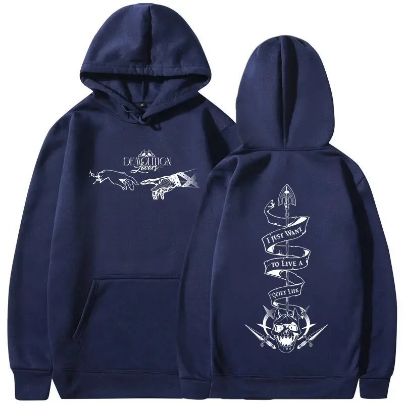 Anime Jojo Bizarre Adventure Hoodies Killer Queen Manga Graphic Hooded Sweatshirt Men Women Casual Long Sleeves Fleece Pullovers