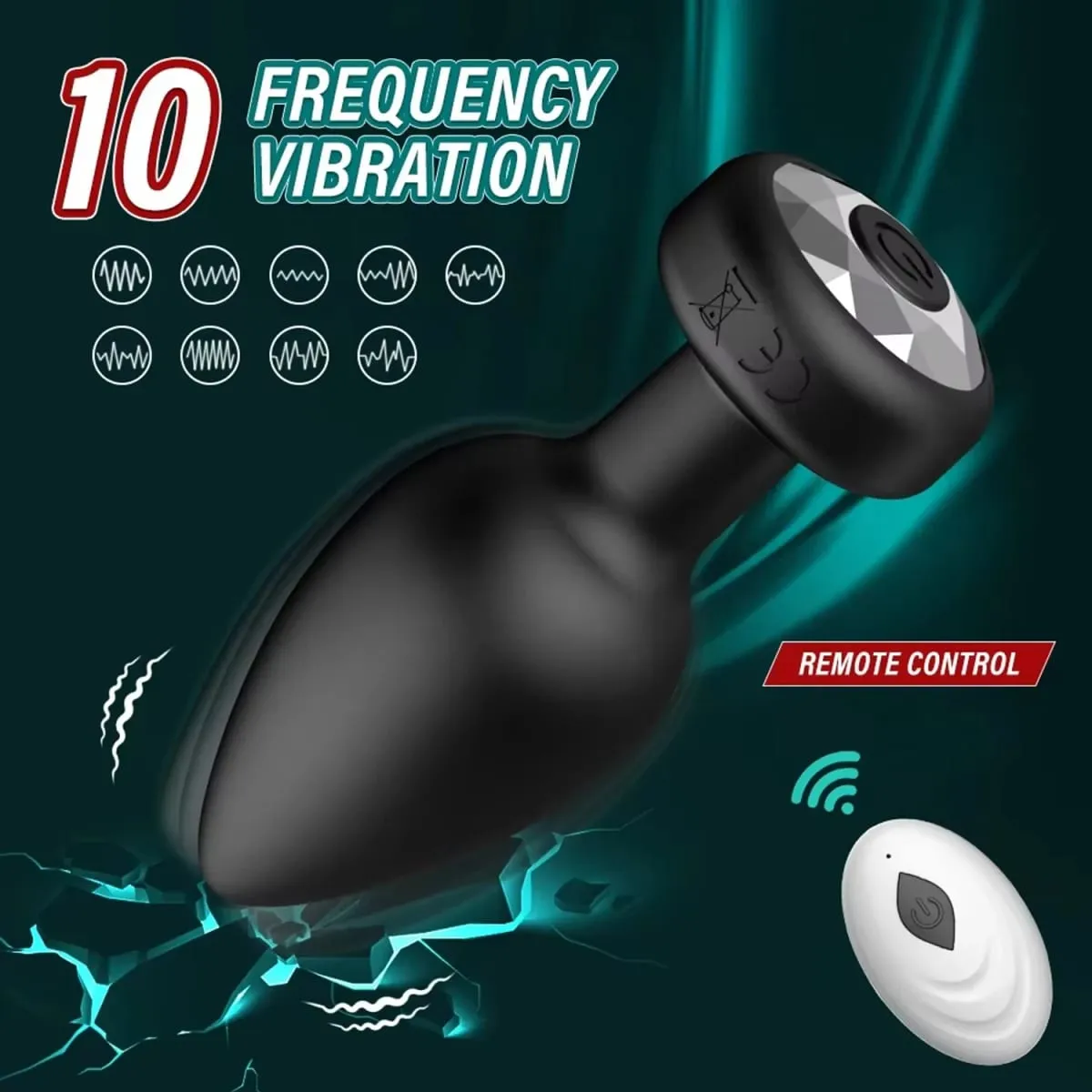 Remote Wireless Control Anal Vibrator Butt Plug Male Prostate Massager Female Vagina Masturbator for Adult Sex Toys Women Gay