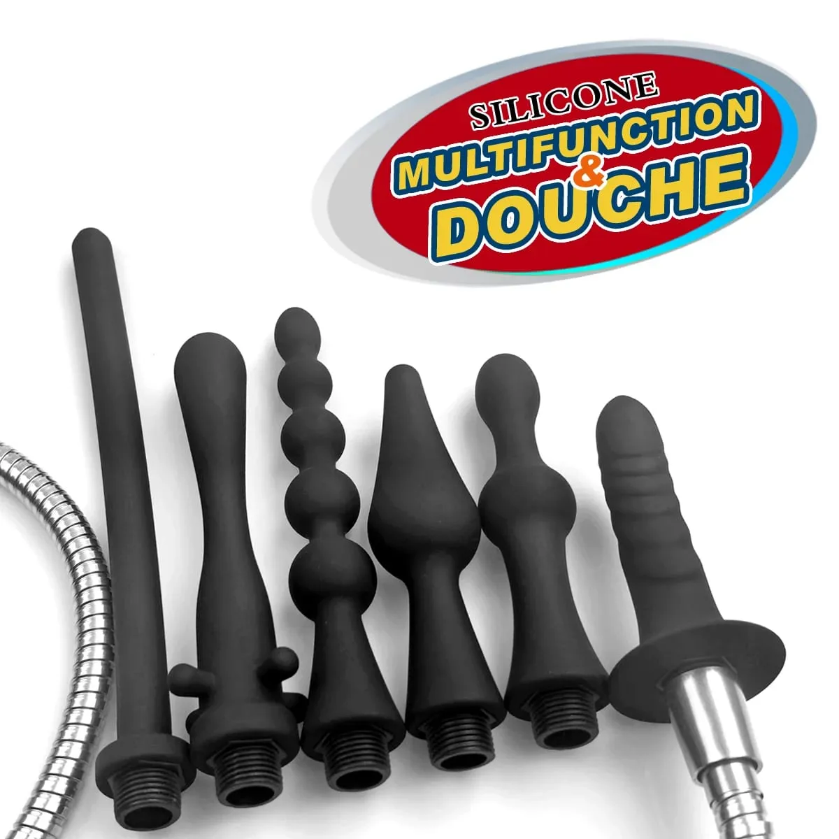 1 stk Silikone butt flush plug-in bruser lavement anal dilatatorer toiletrenser voksne sexlegetøj BDSM Bondage seksuel velvære