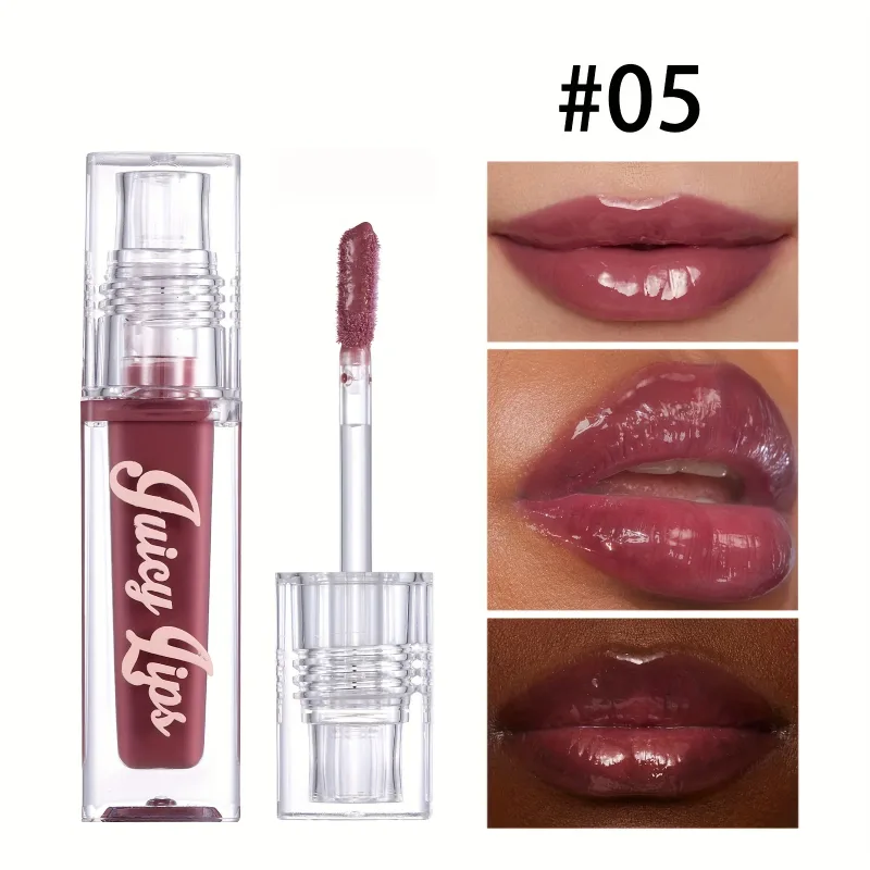 Óleo labial hidratante Crystal - brilho preenchedor e hidratante com tons coloridos para todos os tipos de pele
