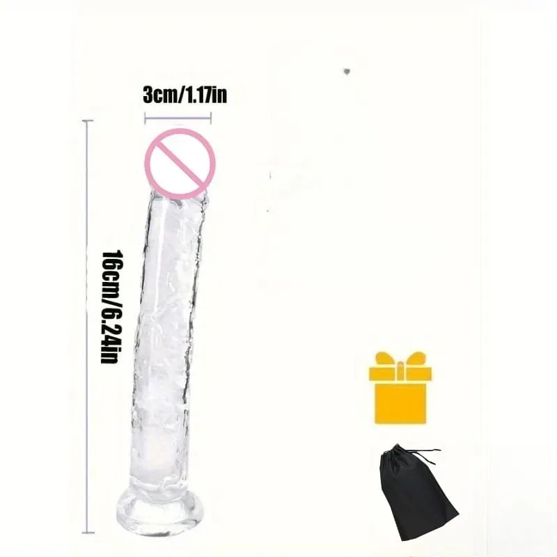 Women Realistic Anal Butt Plug Transparent Dildo Suction Cup Big Dick Soft Masturbators G Spot Big Penis Adult Sex Product 18+ — image 8