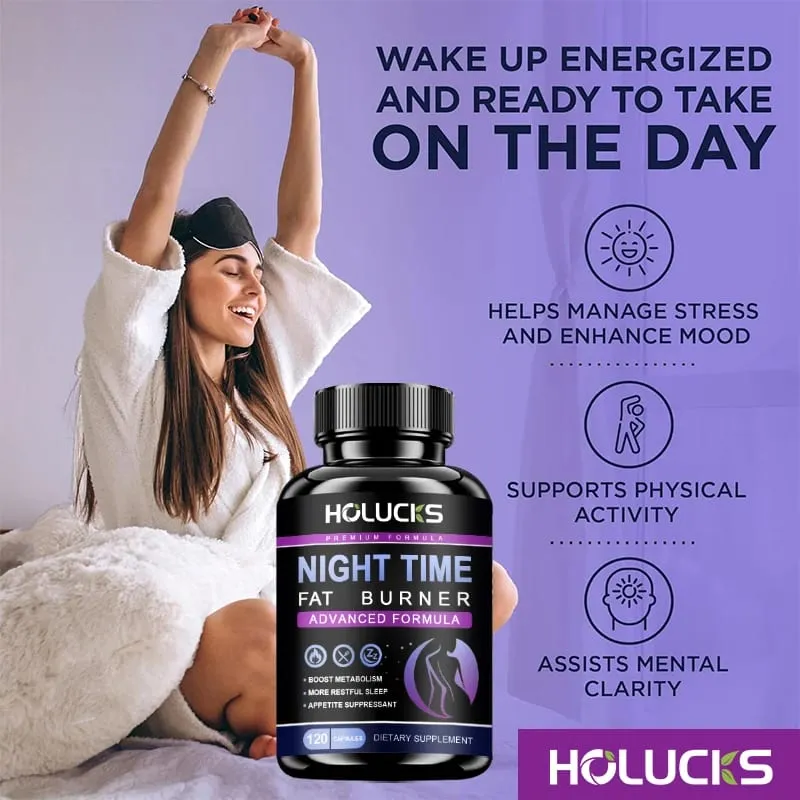 Extra Strength Night Fat Burner Promote Fast Sleep Onset Boosts Metabolism & Balances Cortisol Reduce Nighttime Cravings