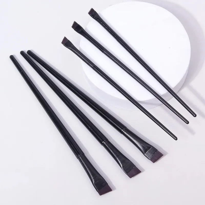 Flat Eyeliner Make up Brush Super Thin Angled Eyeliner Eyebrow Makeup Brushes Professional Exquisite Fine Eyebrow Makeup Tools