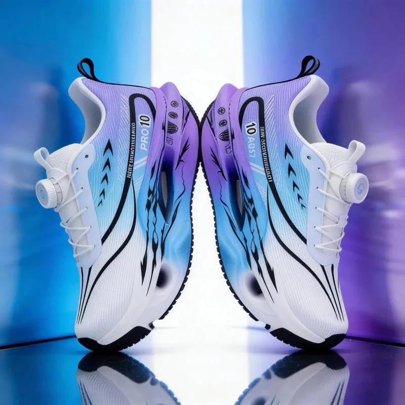 Men Propulsive Carbon Plate Racing Shoes Breathable Wide Fit Energy Return Marathon Sneakers Cushion for Women Running Trainers