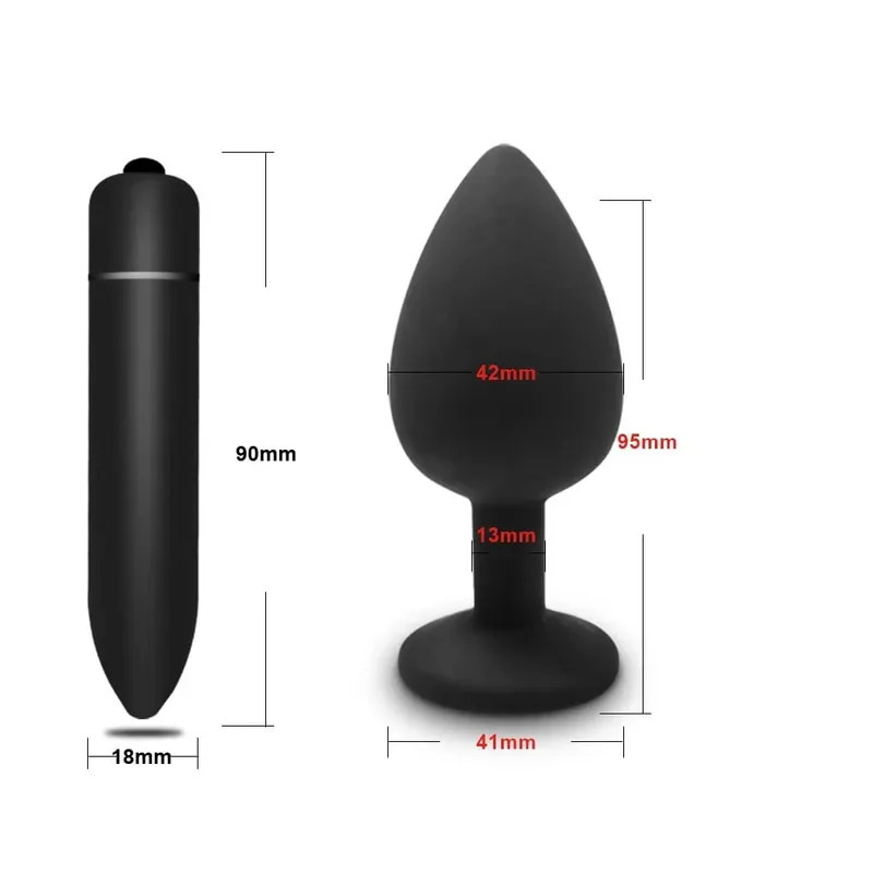 4 pçs silicone macio anal plug mini erótico bala vibrador butt plug brinquedo sexual para homens mulheres gay casais anal estimulador de próstata