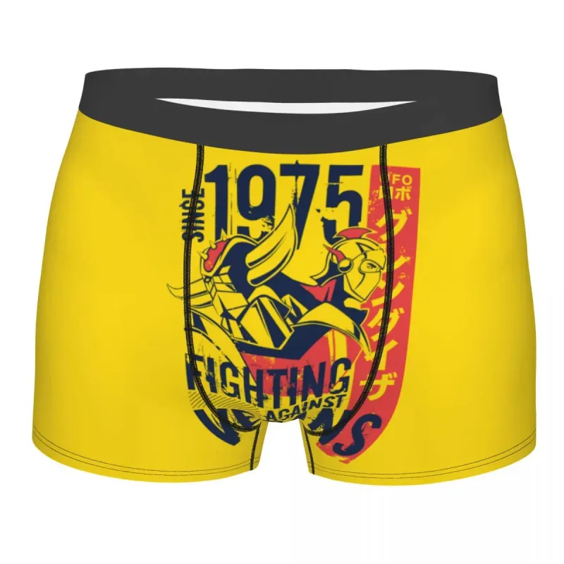 Custom Novelty Goldorak Ufo Robot Grendizer Boxers Shorts Panties Male Underpants Breathbale Briefs Underwear — image 37