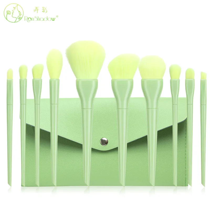 1 Bộ Cọ Trang Điểm Có Túi Bảo Quản Tổng Hợp Mềm Mại Cọ Phấn Nền Phấn Mắt Má Hồng Toàn Mặt Du Lịch Hàng Ngày Makeu — image 9