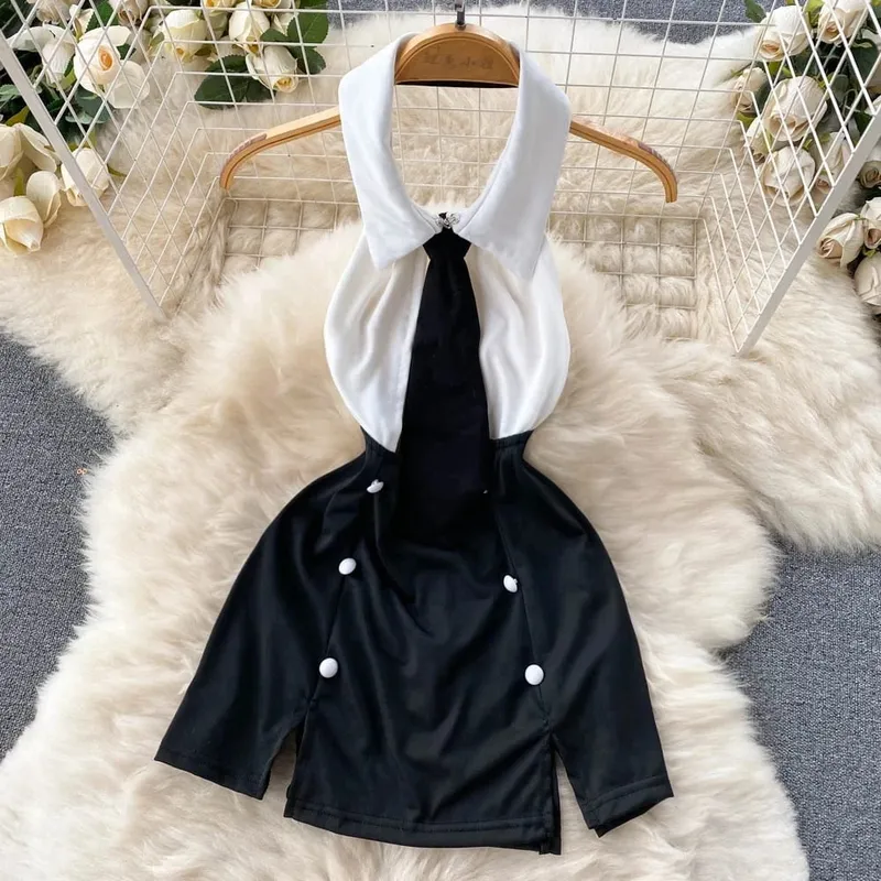 Women Sensual Lace Dress Women V-Neck Open crotch Slim Comfortable Dress Fashion Breathable Sheer Mesh Short Dress New