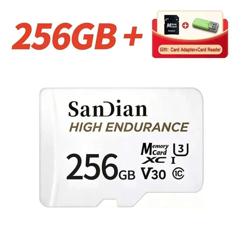 Original Micro TF SD Memory Card Class 10 128GB 256GB U3 V30 High Speed Flash Memory Card A2 4K Video for Samrtphone PC Camera — image 8