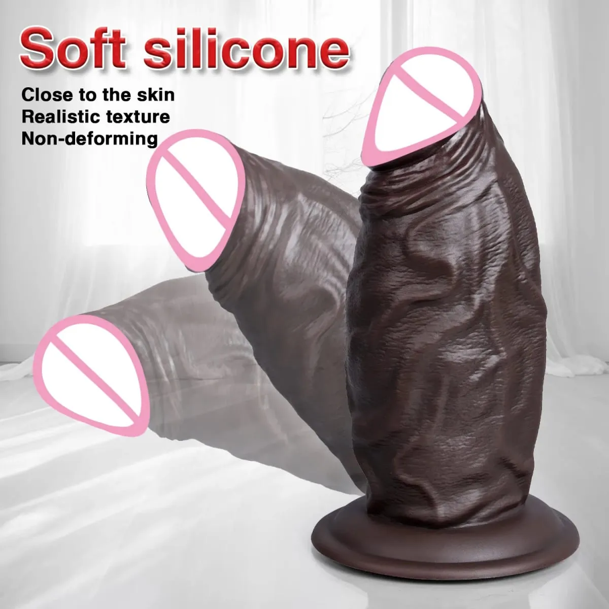 Super Big Black Anal Dildo Penis Prostate Massager Soft Silicone Sexy Adult Masturbator Oversized Strap-on Dildos Anal Sex toys — image 3