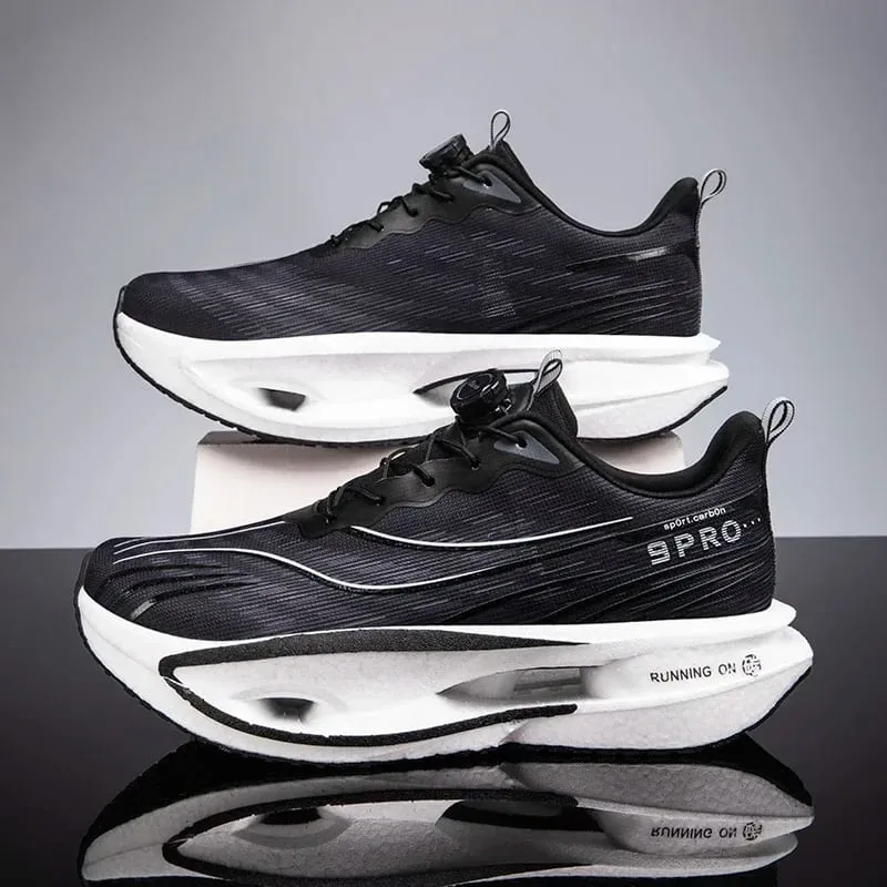 2026 Running Shoes Carbon Board Marathon Men Sports Breathable Lightweight Women's Comfortable Athletic Nonskid Casual Sneakers