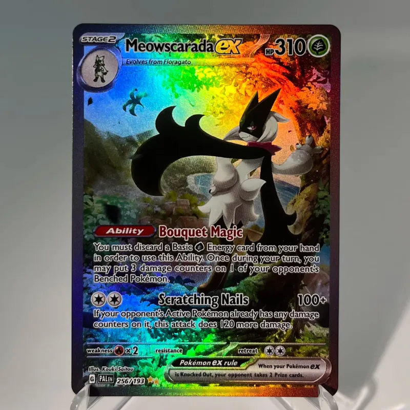 Paldea Evolved PKM Cards PTCG4-C GX Rainbow Magikarp Raichu Tyranitar Iono Rare Collection Battle Toys Gifts for Hobbies