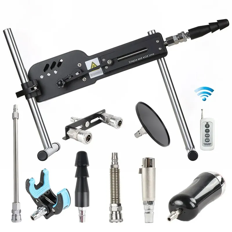 Máquina sexual mejorada con Control remoto, máquina de amor súper silenciosa, Ultra ajustable, Vac U Lock, 30db, 70W, con Big D gratis — image 27