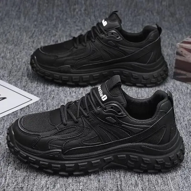 Men Spring Summer Mesh Breathable Wear‑Resistant Casual Versatile White Sneakers Lightweight Student Running Athletic Shoes