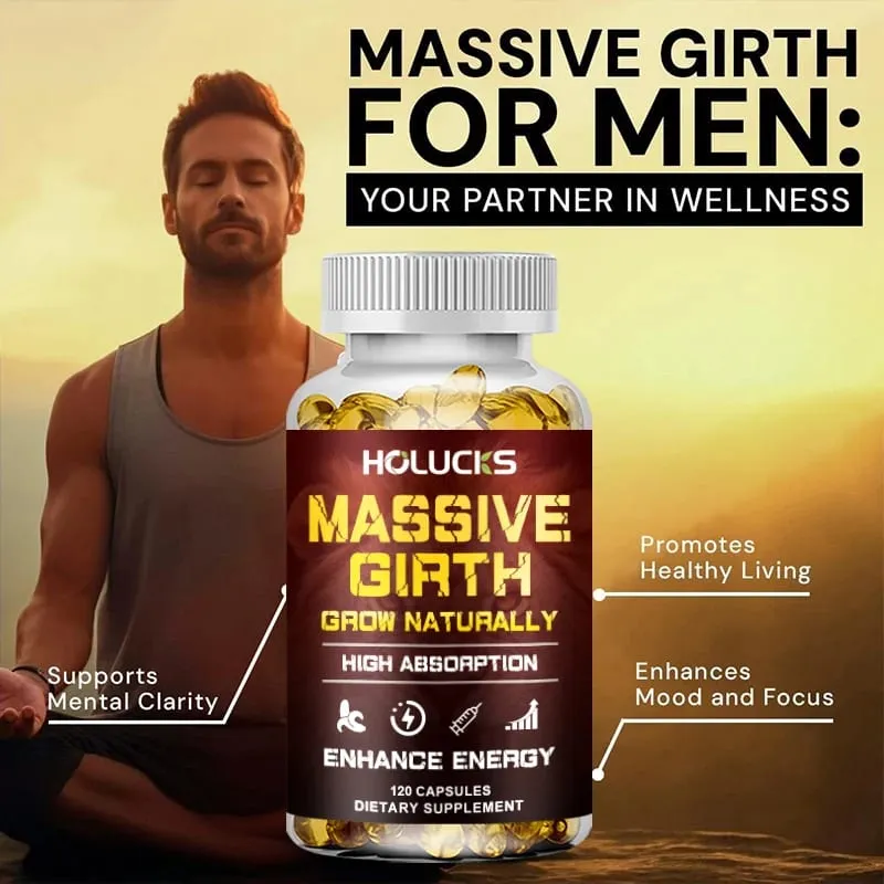Advanced Men's Health Supplement with Ashwagandha & Maca Root Support Male Vitality Enhanced Stamina Stress Performance