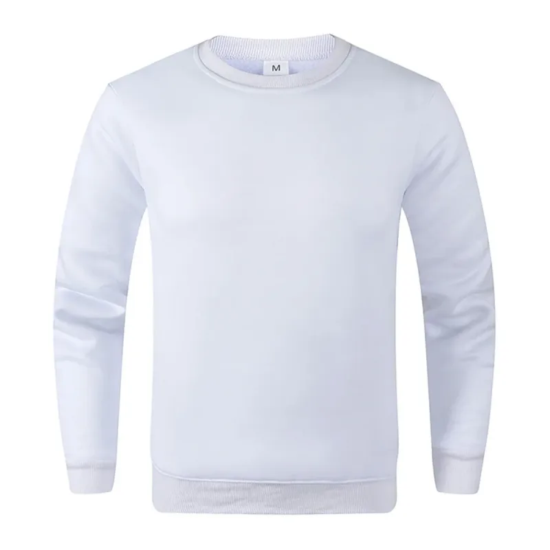 Sweat-shirt à manches longues pour hommes et femmes, pull basique décontracté, couleur unie, printemps automne, sport, Techwear