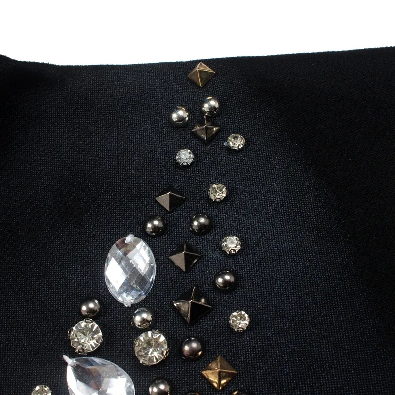 Hoodies Pullover 26ss Vintage Embroidery Leather Pattern Glittering Diamond Print Men's Hooded Hip Hop Style Sweatshirts