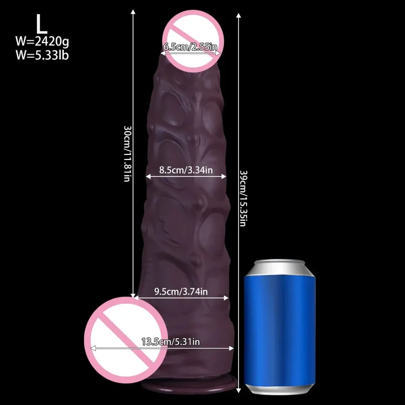 Ultra large and thick Realistic Dildo Anal Plug Horse Penis Long Butt Plug Anus Expansion Stimulator Anal Sex Toys for Woman Men