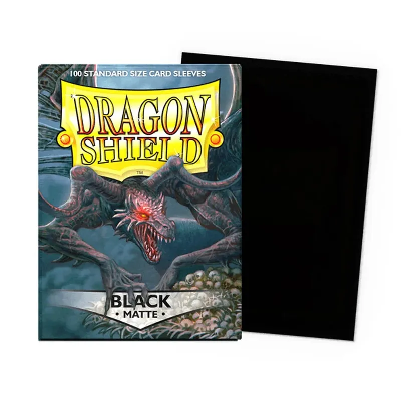 100 Stück/Karton, 66 x 91 mm, Standardgröße, Demark Dragon Shield, matte Kartenhüllen für MTG/PKM/YGO/TCG-Brettspielkarten