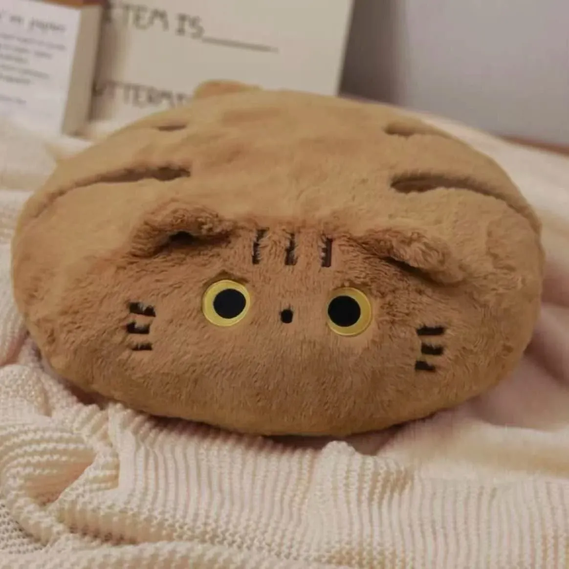 Cute Cat Plush Cushion Pillow Stuffed Plushie Soft Sofa Seat Chair Back Doll Office Dorm Bedroom Gift for Kids Girls — image 14