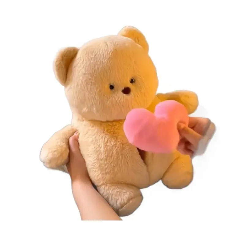 Oso de peluche que habla, muñeco que habla, grabación oculta, Animal relleno, oso súper suave, juguete de compañía, regalo para dormir