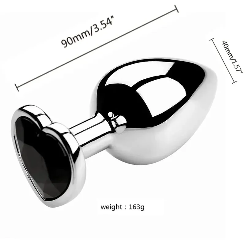 S/M/L Metal Anal Plug Butt Plug Sex Toy Butt Toy for Women Men Couples Gay Adult Game Masturbator Anal Diamond Sex Shop