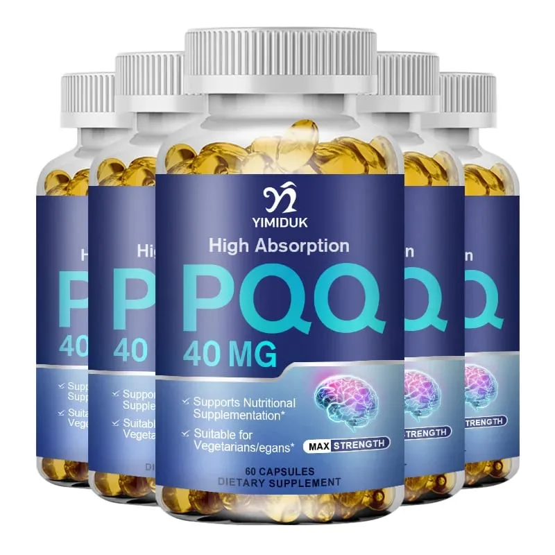 PQQ Capsules Supplement 40 mg - Mitochondrial Biogenesis & Metabolism - Supports Brain Heart Health & Cognitive Function — image 11