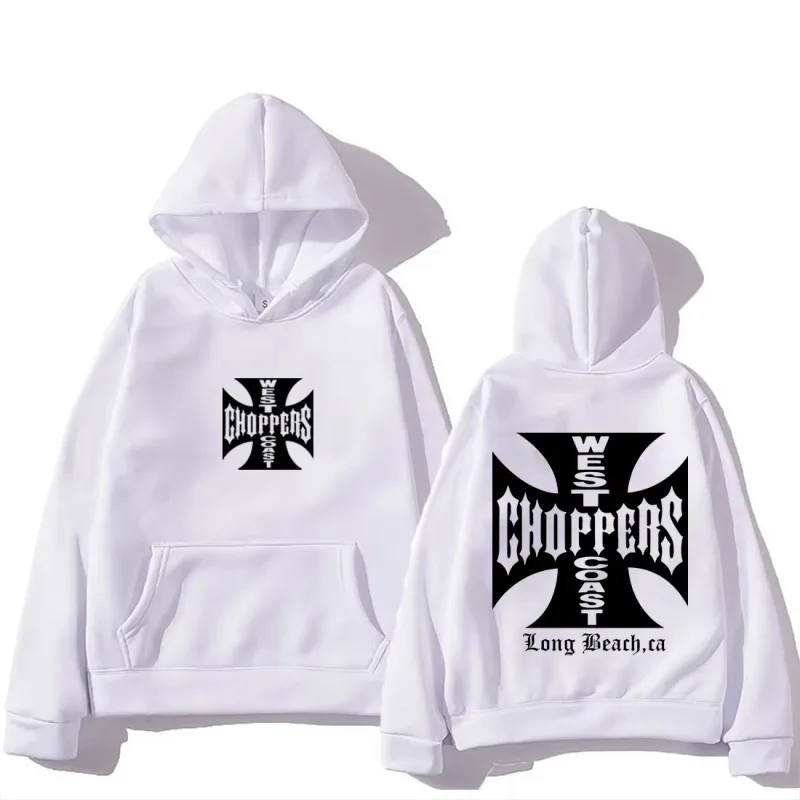 Paul Walker West Coast Choppers sweat à capuche hommes femmes surdimensionné haut tendance hip hop vêtements polaire à manches longues sweat vintage — image 2