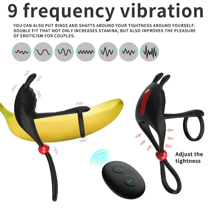 Vibrierender Penisring, Vibrator, Penisring, Masturbator, Penisring, Erwachsenenspielzeug, Sexspielzeug für Männer, Verzögerung der Ejakulation, Erektion, Penisring