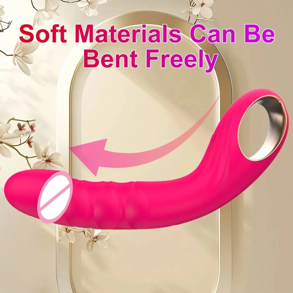 Simulate Dildo Vibrator With 10 Powerful Vibrating Modes of Clitoris G-spot Anal Stimulator for Adult Female Couple Sex Toys