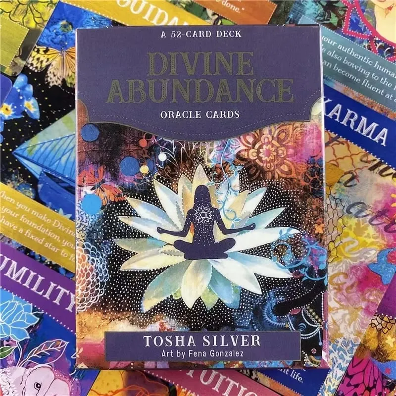 Divine Abundance Oracle Deck English Explanation Oracle Tarot Card For Divination Fate Beginners Tarot D
