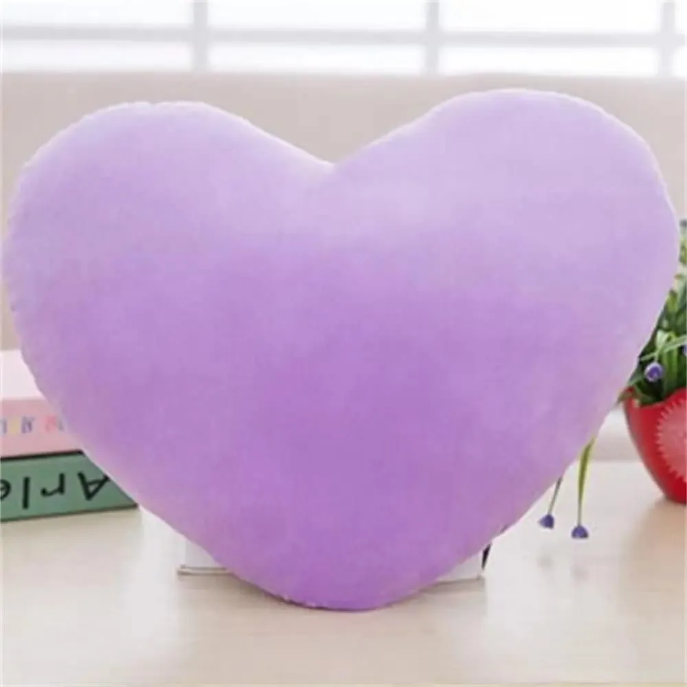 Pink Color Home Decorative Valentines Day Heart Pillow Soft Pillow Pillow Heart Shape